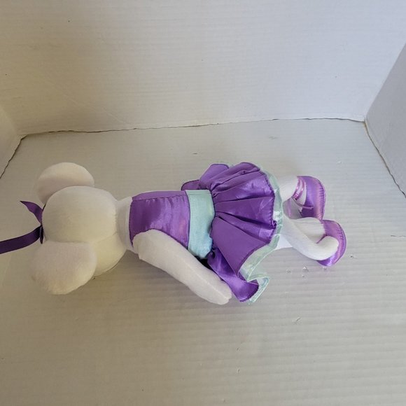 Large Angelina Ballerina Girl Plush American Purple Dress Doll Sababa Toy Ballet - Picture 9 of 15